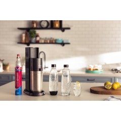 SodaStream DUO Sparkling Water Maker - Stylish Black - Create Refreshing Drinks at Home!
